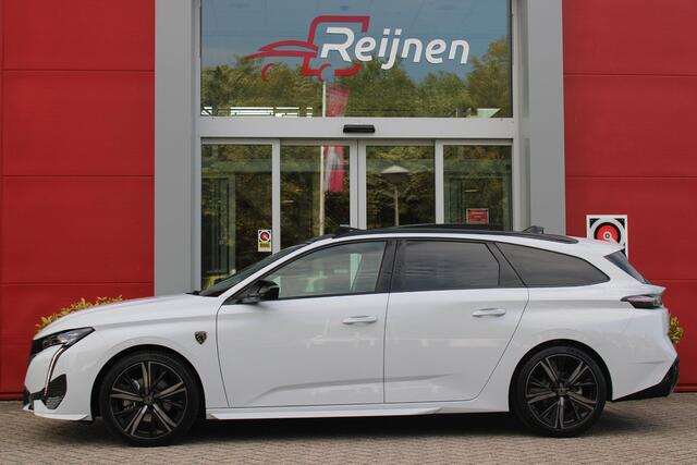 Peugeot 308 SW 1.2 Hybrid 145PK GT AUTOMAAT | PANORAMA SCHUIF/KANTEL DAK | AFNEEMBARE TREKHAAK | NAVIGATIE | SENSATION PACK: FOCAL HIFI SYSTEM (PREMIUM HIFI SYSTEEM MET 10 SPEAKERS)/DRAADLOZE TELEFOONLADER | 360° VISION & DRIVE ASSIST PLUS PACK: ACHTERUITRIJCAMERA 36