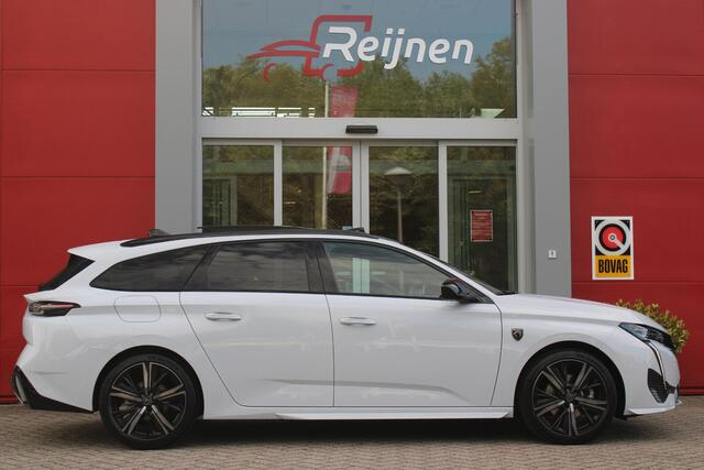 Peugeot 308 SW 1.2 Hybrid 145PK GT AUTOMAAT | PANORAMA SCHUIF/KANTEL DAK | AFNEEMBARE TREKHAAK | NAVIGATIE | SENSATION PACK: FOCAL HIFI SYSTEM (PREMIUM HIFI SYSTEEM MET 10 SPEAKERS)/DRAADLOZE TELEFOONLADER | 360° VISION & DRIVE ASSIST PLUS PACK: ACHTERUITRIJCAMERA 36