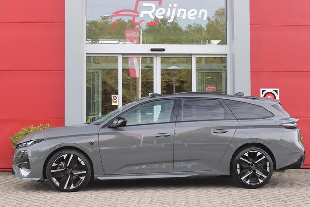 Peugeot 308 SW Peugeot 308 SW 1.2 Hybrid 145PK GT AUTOMAAT | PANORAMA SCHUIF/KANTEL DAK | AFNEEMBARE TREKHAAK | NAVIGATIE | SENSATION PACK: FOCAL HIFI SYSTEM (PREMIUM HIFI SYSTEEM MET 10 SPEAKERS)/DRAADLOZE TELEFOONLADER | 360° VISION & DRIVE ASSIST PLUS PACK: ACHTERUITRIJCAMERA 360° VISIOPARK 3 (4 CAMERA'S)/PARKEERHULP VOOR EN ACHTER/ANTI DIEFSTAL ALARM/PEUGEOT i-COCKPIT MET CONFIGUREERBAAR 3D-INSTRUMENTENPANEEL/CLEAN CABIN | | 18" LICHTMETALEN VELGEN "PORTLAND" | DRAADLOZE APPLE CARPLAY/ANDROID AUTO | KEYLESS ENTRY/START | SFEER VERLICHTING | ZWARTE HEMELBEKLEDING | FULL LED MATRIX KOPLAMPEN | VERLICHT LOGO | DODEHOEK DETECTIE |