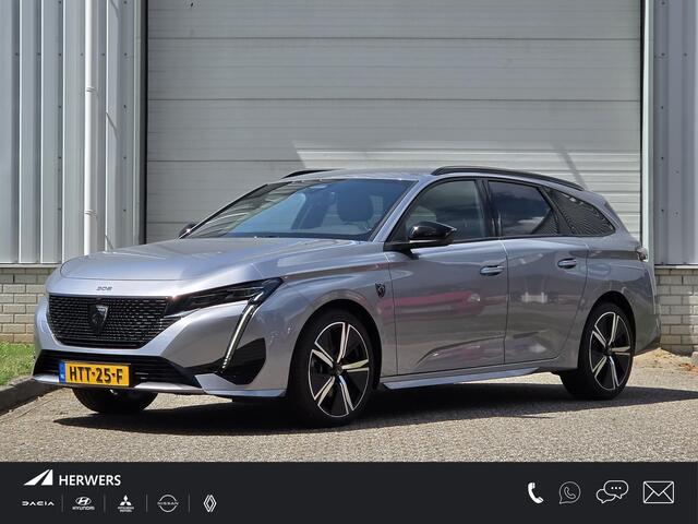 Peugeot 308 SW Hybrid 136 e-DCS6 GT Automaat / Adaptief Cruise Control / Apple Carplay Android Auto / Navigatie / 360 Graden Camera / Lichtmetalen Velgen 18" /