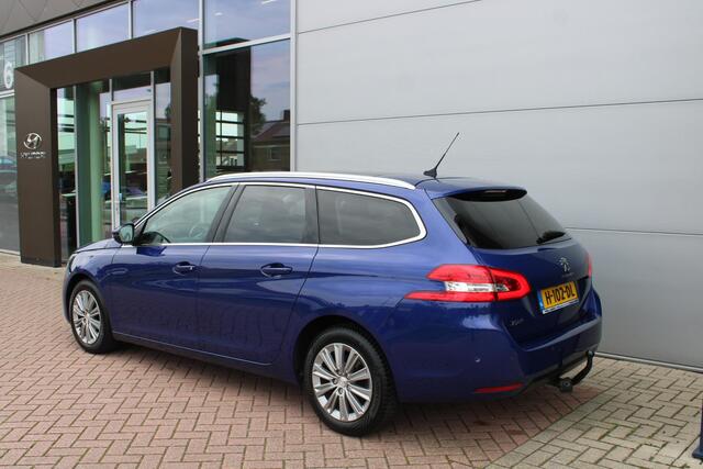 Peugeot 308 SW 1.2 PureTech 130pk Blue Lease Premium Leer Airco Navi Carplay Camera Pano Dealer onderhouden – foto 3