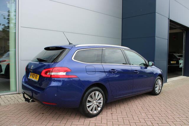 Peugeot 308 SW 1.2 PureTech 130pk Blue Lease Premium Leer Airco Navi Carplay Camera Pano Dealer onderhouden – foto 4