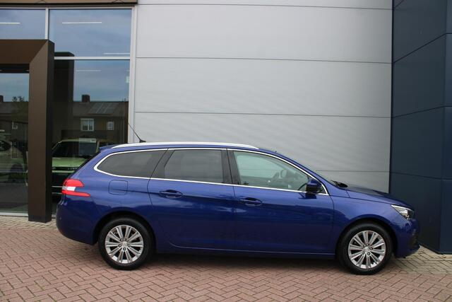 Peugeot 308 SW 1.2 PureTech 130pk Blue Lease Premium Leer Airco Navi Carplay Camera Pano Dealer onderhouden – foto 5