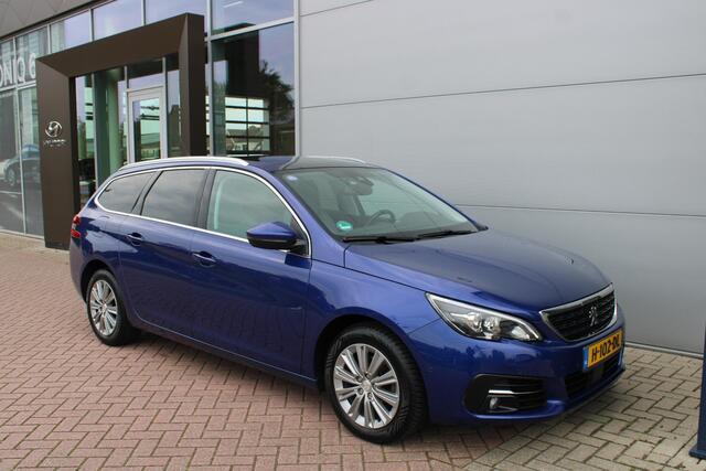 Peugeot 308 SW 1.2 PureTech 130pk Blue Lease Premium Leer Airco Navi Carplay Camera Pano Dealer onderhouden – foto 6