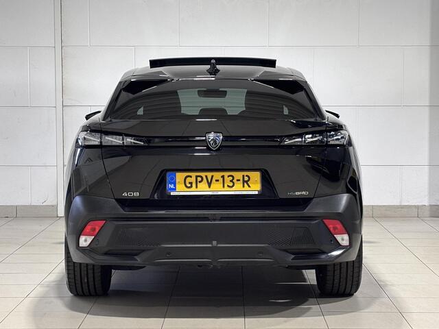 Peugeot 408 5-deurs GT Pack 1.6 HYbrid PHEV 225pk EAT8 AUTOMAAT | SCHUIF/KANTELDAK | TREKHAAK | FOCAL HIFI | STOELMASSAGE | NAVI | 360° CAMERA | NAPPA LEDER | HANDSFREE A.KLEP |