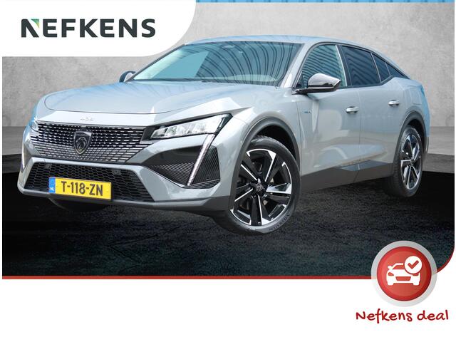 Peugeot 408 1.6 HYbrid Allure Pack 180PK EAT8 | AppleCarPlay/AndroidAuto | 360'Camera | Stoelverwarming | Navigatie | Adaptief Cruise Control | Climate Control | Digitaal Dashboard | Keyless | FULL LED | Privacy Glass | Isofix |