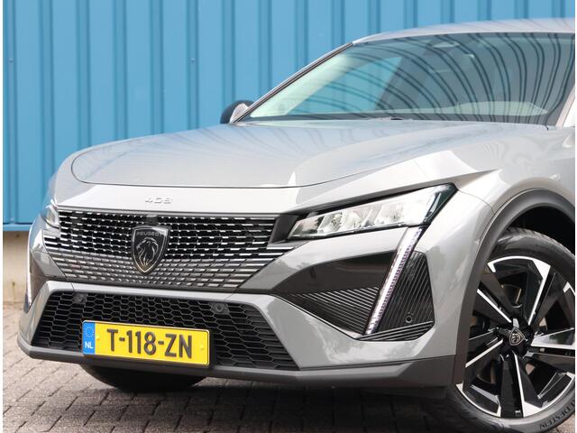 Peugeot 408 1.6 HYbrid Allure Pack 180PK EAT8 | AppleCarPlay/AndroidAuto | 360'Camera | Stoelverwarming | Navigatie | Adaptief Cruise Control | Climate Control | Digitaal Dashboard | Keyless | FULL LED | Privacy Glass | Isofix |