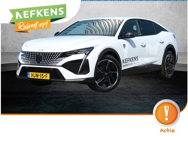 Peugeot 408 1.2 Hybrid 136PK e-DCS6 GT | AUTOMAAT | AppleCarplay/AndroidAuto | Navigatie | 360"Camera | Parkeersensoren | FULL LED | Keyless Entry/Start | Adaptieve Cruise Control | Privacy Glass | Isofix |