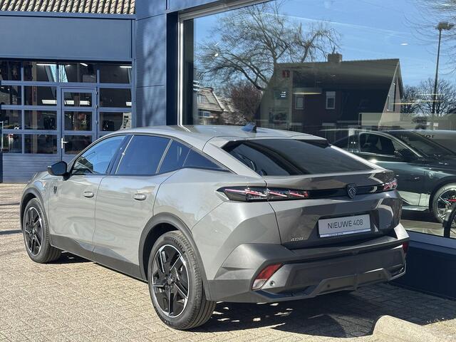 Peugeot 408 1.2 Hybrid 145 PK GT | Automaat Hybride | Demonstratieauto met slechst 5.800 KM en ¤13.500 Voordeel ! | Navigatie | Full LED Verlichting | Keyless Entry | Elektrische Kofferklep | 360 Graden Camera | Dode Hoek Signalering | Stuurwielverwarming | 19" Licht