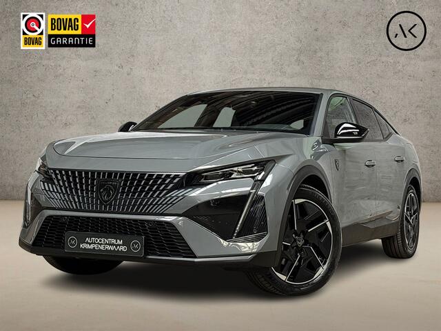 Peugeot 408 1.6 HYbrid 225 EAT8 GT 225Pk Automaat (APPLE CARPLAY, GROOT NAVI, 360 CAMERA, LEDER/ALCANTARA, SPORTSTOELEN, ADAPTIVE CRUISE, GETINT GLAS, NIEUWSTAAT)