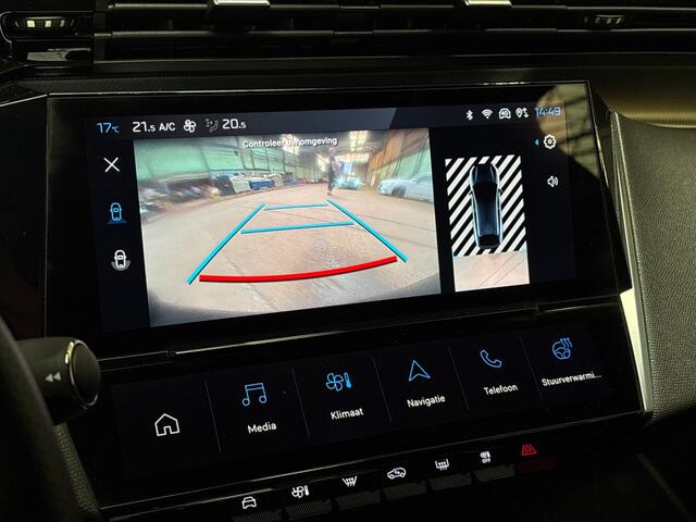 Peugeot 408 1.6 HYbrid 225 EAT8 GT 225Pk Automaat (APPLE CARPLAY, GROOT NAVI, 360 CAMERA, LEDER/ALCANTARA, SPORTSTOELEN, ADAPTIVE CRUISE, GETINT GLAS, NIEUWSTAAT)