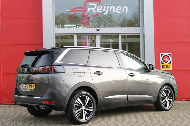 Peugeot 5008 1.2 130PK GT | PANORAMISCH SCHUIF/KANTEL DAK | 360° CAMERA | 7-PERSOONS | NAVIGATIE 10" TOUCHSCREEN | APPLE CARPLAY/ANDROID AUTO | 18" LICHTMETALEN VELGEN | KEYLESS ENTRY/START | CLIMATE CONTROL | ADAPTIVE CRUISE CONTROL | STOEL VERWARMING | ELEKTRISCHE A