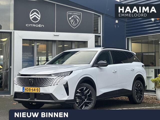 Peugeot 5008 1.2 Hybrid 136pk Allure | 360 Parkeercamera/-sensoren | Adaptieve Cruise Control | Navigatie | Draadloze telefoonlader | Climate Control | Stuurverwarming | Draadloze Apple Carplay/Android Auto | Full LED | LM velgen |