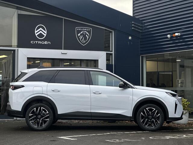 Peugeot 5008 1.2 Hybrid 136pk Allure | 360 Parkeercamera/-sensoren | Adaptieve Cruise Control | Navigatie | Draadloze telefoonlader | Climate Control | Stuurverwarming | Draadloze Apple Carplay/Android Auto | Full LED | LM velgen |