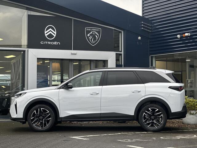 Peugeot 5008 1.2 Hybrid 136pk Allure | 360 Parkeercamera/-sensoren | Adaptieve Cruise Control | Navigatie | Draadloze telefoonlader | Climate Control | Stuurverwarming | Draadloze Apple Carplay/Android Auto | Full LED | LM velgen |