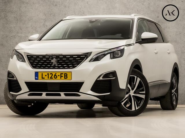 Peugeot 5008 1.2 PureTech Sport 7 Persoons Automaat (APPLE CARPLAY, STOELVERWARMING, LEDER, GROOT NAVI, 360 CAMERA, KEYLESS, SPORTSTOELEN, GETINT GLAS, CRUISE, NIEUWE APK, NIEUWSTAAT)