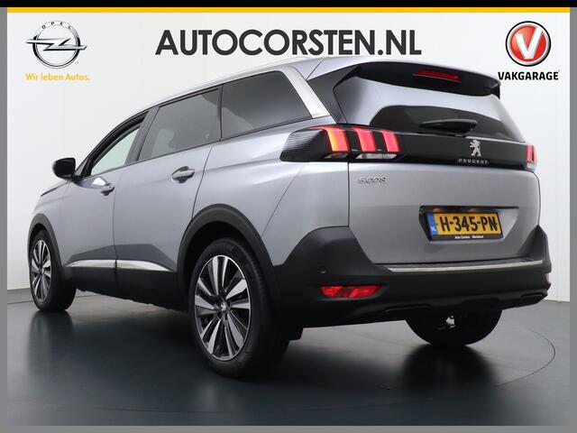 Peugeot 5008 T131PK 7-Pers Apple Carplay Android Adap.Cruise Navi Camera Trekhaak Led Elek.Achterklep Ecc Pdc DAB+ Pack Drive Assist Plus Dodehoek detectie Lane Assist Keyless Lmv 19" Verkeersbordlezer Privacy Glas Blue Premium 100% Dealeronderhouden! EURO6 Laatste be