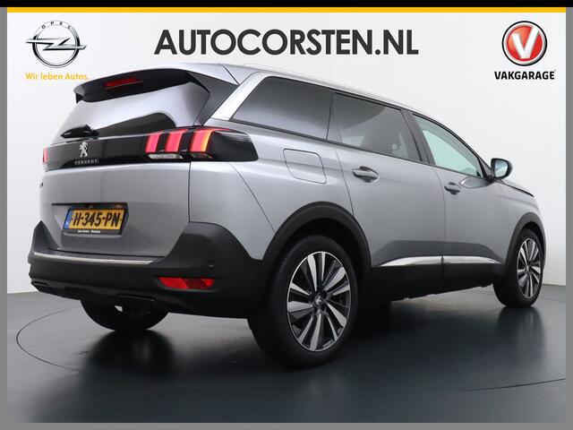 Peugeot 5008 T131PK 7-Pers Apple Carplay Android Adap.Cruise Navi Camera Trekhaak Led Elek.Achterklep Ecc Pdc DAB+ Pack Drive Assist Plus Dodehoek detectie Lane Assist Keyless Lmv 19" Verkeersbordlezer Privacy Glas Blue Premium 100% Dealeronderhouden! EURO6 Laatste be