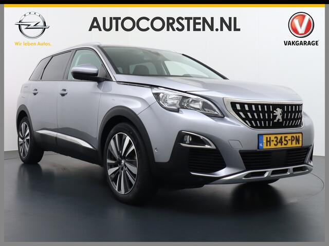 Peugeot 5008 T131PK 7-Pers Apple Carplay Android Adap.Cruise Navi Camera Trekhaak Led Elek.Achterklep Ecc Pdc DAB+ Pack Drive Assist Plus Dodehoek detectie Lane Assist Keyless Lmv 19" Verkeersbordlezer Privacy Glas Blue Premium 100% Dealeronderhouden! EURO6 Laatste be