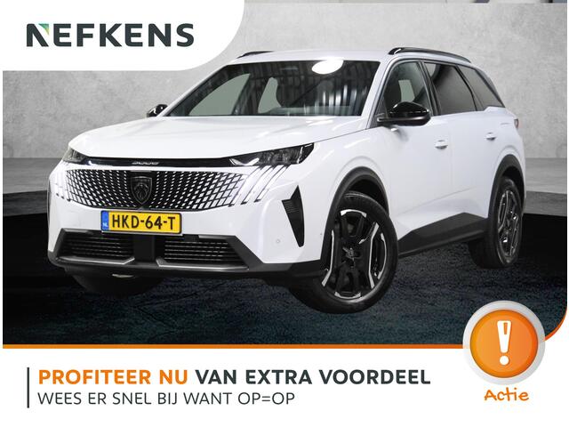 Peugeot 5008 e-5008 Allure Avantage 73 kWh 210PK | 1ste eigenaar | ACCURAPPORT | AUTOMAAT | AppleCarPlay/AndroidAuto | Adaptive Cruise Control | 360'Camera | Navigatie | Virt.Cockpit | Keyless | Isofix | Privacy Glass | Parkeersensoren |