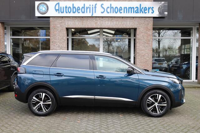 Peugeot 5008 1.2 PureTech GT 7-ZITTER! HALF-LEER CARPLAY 360-CAMERA STOELVERW. VIRTUAL-COCKPIT DEALERONDERH. SPORTSTUUR/STOELEN STUURFLIPPERS DAB CRUISE CLIMA NAVI 2XPDC 18''LMV