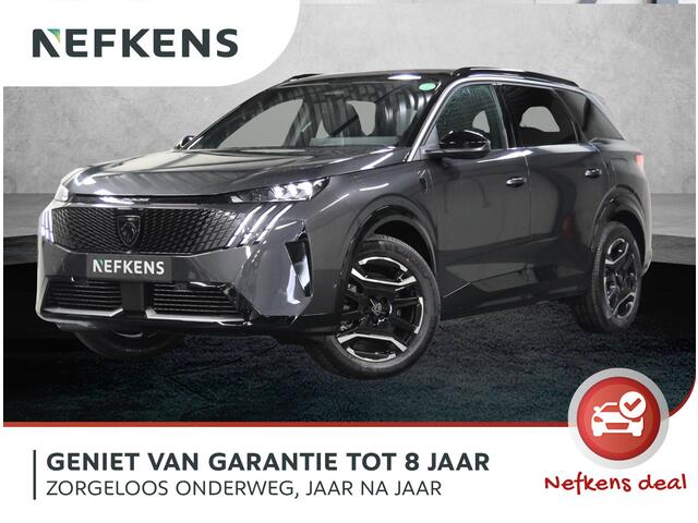 Peugeot 5008 e-5008 GT Avantage 73 kWh | 360 Camera | Alcantara Bekleding | Stoelverwarming | Adaptive CruiseControl met Stop & Go | AppleCarPlay/AndroidAuto | Navigatie | ClimateControl |