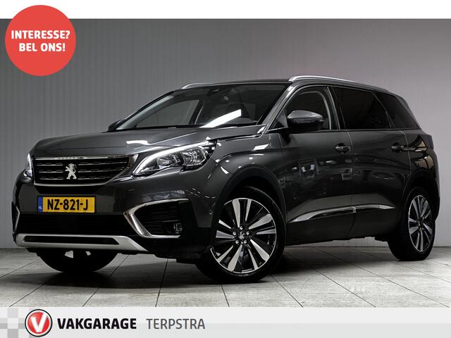 Peugeot 5008 1.2 PureTech Blue Lease Premium /D-Riem Verv. 161.000KM! /7-Persoons! /Trekhaak /Apple + Android /Dodehoek Detec. /Lane Assist /Grootlichtass. /Camera /DAB+! /Navi /Climat /Cruise /Elek. pakket /Bluetooth /19"LMV