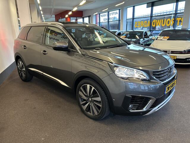 Peugeot 5008 1.6 BlueHDI Blue Luxury Premium 7 Persoons | Panoramadak | 360 Camera | Digital dashboard | Cruise control | Climate control | Half-Lederen bekleding | Apple carplay | Navigatie | LED | Elek. inklapbare spiegels