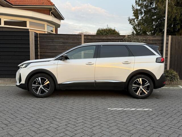 Peugeot 5008 GT 1.2 Hybrid 136PK e-DCS6 Automaat Navigatie, Rondomzichtcamera, Keyless, Adaptieve Cruise Control, Apple Carplay, Android Auto