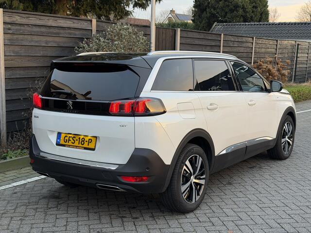 Peugeot 5008 GT 1.2 Hybrid 136PK e-DCS6 Automaat Navigatie, Rondomzichtcamera, Keyless, Adaptieve Cruise Control, Apple Carplay, Android Auto