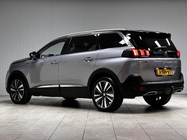 Peugeot 5008 1.2 PureTech GT-Line/ D-Riem Verv 94.000KM!/ 7-PERSOONS/ Automaat/ Camera/ Zwarte Hemel/ LED Koplampen/ Virtual Cockpit/ 19''LMV/ Flippers/ Keyless/ Apple+Android/ DAB+/ Dodehoekdetectie/ Clima/ Navi/ Cruise/ PDC.
