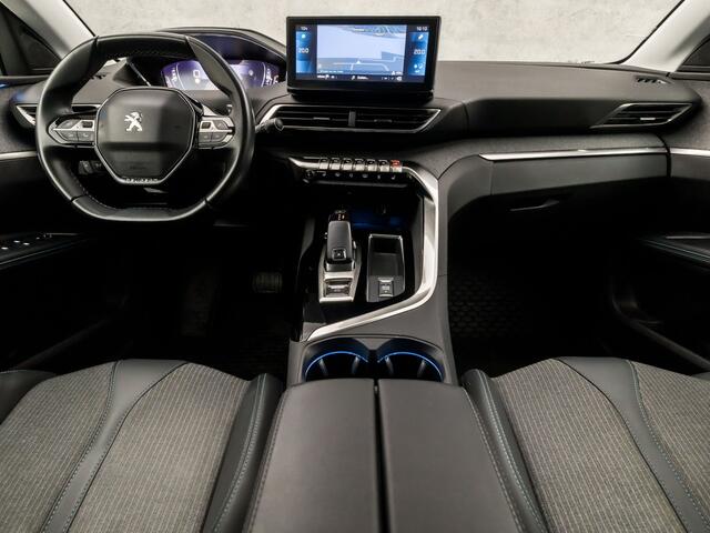 Peugeot 5008 1.2 PureTech Allure 7 Persoons Automaat (APPLE CARPLAY, GROOT NAVI, LEDER, 360 CAMERA, SPORTSTOELEN, STOELVERWARMING, KEYLESS, GETINT GLAS, TREKHAAK, ADAPTIVE CRUISE, NIEUWSTAAT)