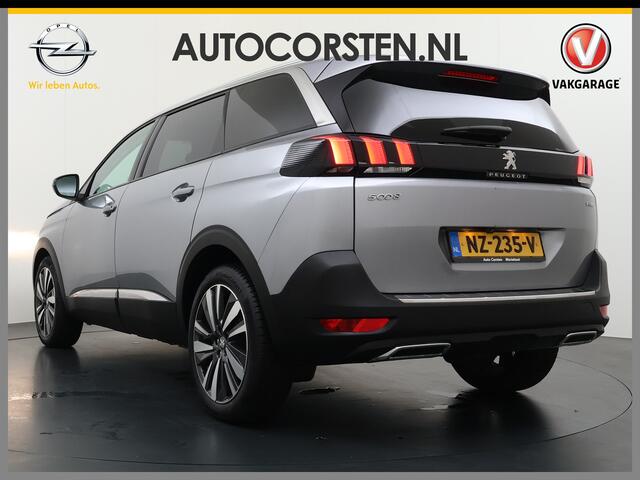 Peugeot 5008 T131pk Premium 7-Persoons Apple Android Mirrorlink Prox.-Keyless Navi Ecc Memory Apple Carplay Android Auto Cruise Control DAB+ Pdc Allure Lmv 19" Led Privacy Glas DAB+ Bluetooth Verkeersbord detectie Origineel Nederlandse Auto 1e Eigenaar A-label EURO6