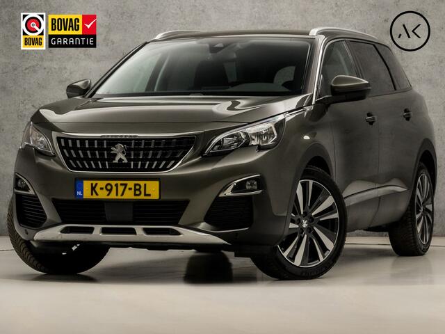 Peugeot 5008 1.2 PureTech Premium Sport 7 Persoons (APPLE CARPLAY, GROOT NAVI, MEMORY SEATS, STOELVERWARMING, LEDER, SPORTSTOELEN, GETINT GLAS, 360 CAMERA, ELEK ACHTERKLEP, NIEUWSTAAT)
