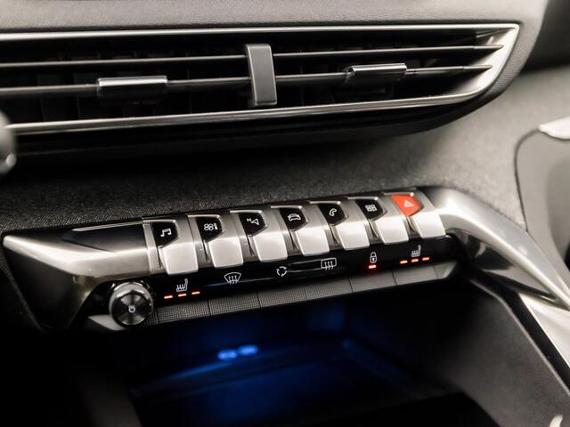 Peugeot 5008 1.2 PureTech Premium Sport 7 Persoons (APPLE CARPLAY, GROOT NAVI, MEMORY SEATS, STOELVERWARMING, LEDER, SPORTSTOELEN, GETINT GLAS, 360 CAMERA, ELEK ACHTERKLEP, NIEUWSTAAT)