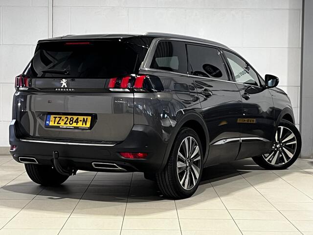Peugeot 5008 GT-Line 1.6 Turbo 180pk EAT8 | TREKHAAK | SCHUIF/KANTELDAK | NAPPA LEDER | HANDSFREE A.KLEP | FOCAL HIFI | 360° CAMERA | STOELMASSAGE + VERWARMING | DODEHOEKBEW.