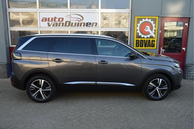 Peugeot 5008 1.2 PureTech GT O.a; Afn. Haak, Pano, ACC, Carplay, Camera, Clima, Etc. All-in prijs!