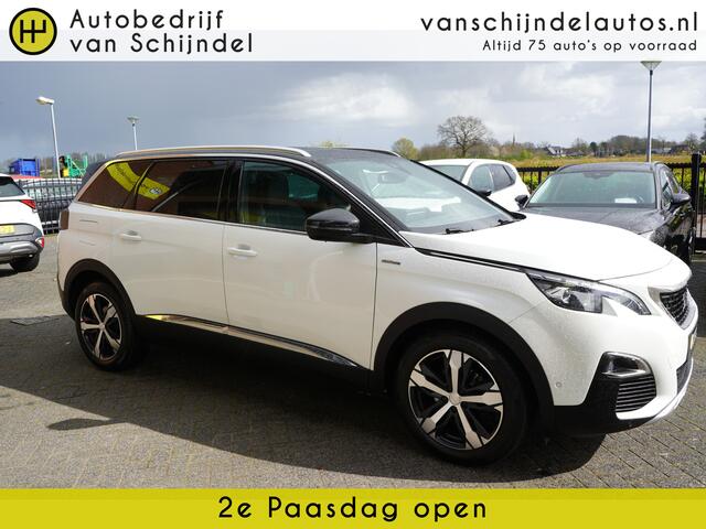 Peugeot 5008 1.2 PURETECH GT LINE VOL LUXE 7P 7ST PERFECT ONDERHOUDEN RECENT NWE DISTRIBUTIERIEM!! 360CAMERA PANORAMADAK FULL LED ZWARTE HEMEL 18INCH ADAPTIEVE CRUISE ANDROID/APPLECARPLAY NAVI STOELVERWARMING ELECTR.STOEL+MEMORY FOCAL KEYLESS PDC V+A ENZ...