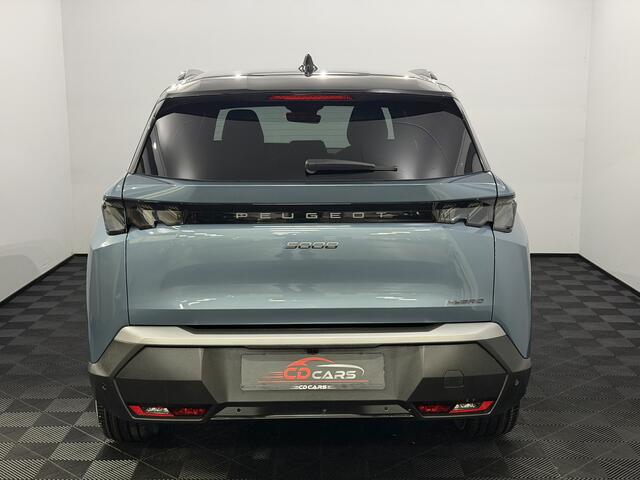 Peugeot 5008 1.2 Hybrid 145 GT 7P Camera, Half leder, Navi, Apple carplay, Rijstrook correctie, Elektrische achterklep, Cruise control, 2 jaar garantie