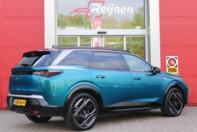Peugeot 5008 e-5008 LAUNCH EDITION GT 325PK Dual Motor 73 kWh | PANORAMA SCHUIF / KANTELDAK | LEDEREN BEKLEDING NAPPA | ELEKTRISCH VERSTELBARE VOOR STOELEN, MET GEHEUGENFUNCTIE OP BESTUURDERSSTOEL | STOEL VERWARMING | STOEL MASAGE | ACHTERBANK VERWARMING | STUUR VERWA