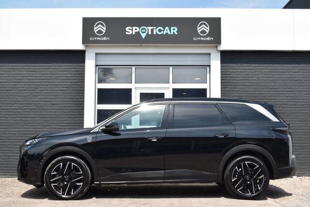 Peugeot 5008 Hybrid 145pk DCS-6 GT Automaat | Navigatie | Airconditioning ECC | Elek achterklep | 7 Persoons | Draadloos Apple Carplay & Android Auto | Isofix Bevestigingspunten | Lichtmetalen Velgen | Verschuifbare stoelen middelste zitrij | Dodehoek Detectie | Zeer 