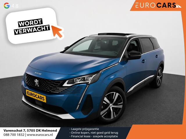 Peugeot 5008 1.2 PureTech GT 7 persoons Panoramdak Trekhaak Navigatie Apple Carplay Android Auto Camera Parkeersensoren Adaptive Cruise Control Memory stoelen Stoelverwarming Elektrische achterklep Full Led Climate Control