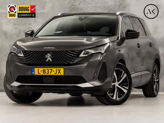 Peugeot 5008 1.2 PureTech GT 7 Persoons Automaat (APPLE CARPLAY, 1e EIGENAAR, GROOT NAVI, LEDER/ALCANTARA, 360 CAMERA, SPORTSTOELEN, KEYLESS, GETINT GLAS, ADAPTIVE CRUISE, NIEUWSTAAT)