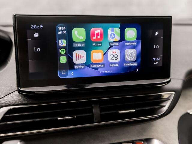 Peugeot 5008 1.2 PureTech GT 7 Persoons Automaat (APPLE CARPLAY, 1e EIGENAAR, GROOT NAVI, LEDER/ALCANTARA, 360 CAMERA, SPORTSTOELEN, KEYLESS, GETINT GLAS, ADAPTIVE CRUISE, NIEUWSTAAT)