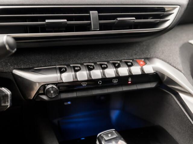 Peugeot 5008 1.2 PureTech Allure Sport 7 Persoons Automaat (APPLE CARPLAY, GROOT NAVI, LEDER, LED KOPLAMPEN, 360 CAMERA, SPORTSTOELEN, GETINT GLAS, TREKHAAK, NIEUWSTAAT)