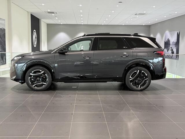 Peugeot 5008 e-5008 GT Avantage 73 kWh 7p Alle opties l Climate Control | Elek. Verstelbare Stoelen + Geheugen & Massage | Elek. Schuif / Kantel Dak | Elek. Kofferklep | Full Map Navigatie | Apple Carplay / Android Auto | 360 Camera | Parkeersensoren | Bekleding Half Leder / Alcantara | Direct uit Voorraad Leverbaar!