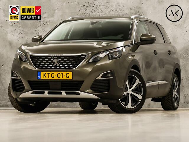Peugeot 5008 1.2 PureTech Allure Sport Automaat (PANORAMADAK, APPLE CARPLAY, LEDER, STOELVERWARMING, 360 CAMERA, DRIVE SELECT, KEYLESS, GETINT GLAS, NIEUWSTAAT)