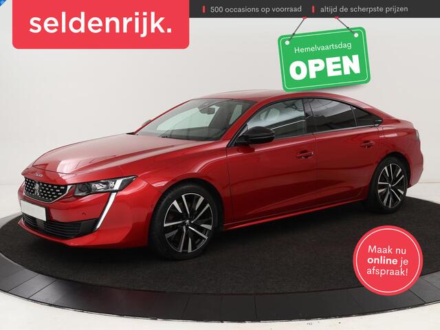 Peugeot 508 1.6 HYbrid GT | Leder | Stoelverwarming | 360 camera | Focal Sound | Memory | Adaptive cruise | Carplay | Keyless | Navigatie | Full LED | PHEV