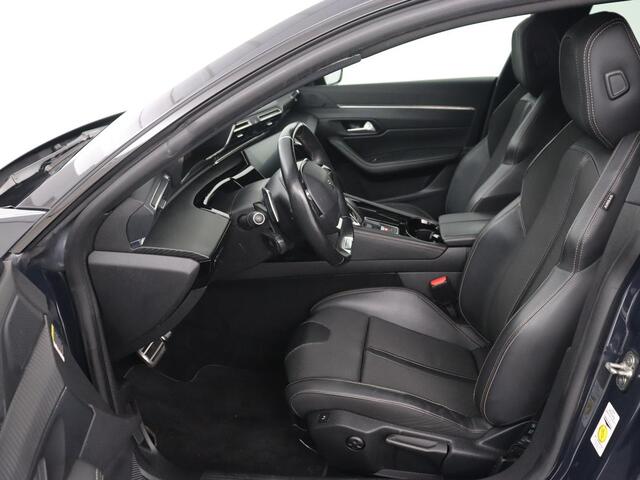 Peugeot 508 1.6 HYbrid GT | Stoelverwarming | Adaptive cruise | Camera | Carplay | Half leder | Keyless | Navigatie | Full LED | Sfeerverlichting | Digital Cockpit | PHEV | Plug In
