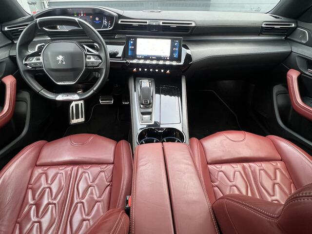 Peugeot 508 1.6 180 pk Automaat GT Line Navigatie Trekhaak Panoramadak Nappa Leer Elek Stoelen Camera Focal Audio Carplay Getint Glas